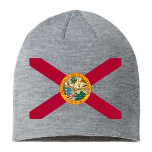 Flag Of Florida The Sunshine State Miami Orlando Tampa Sustainable Beanie