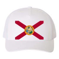 Flag Of Florida The Sunshine State Miami Orlando Tampa Yupoong Adult 5-Panel Trucker Hat