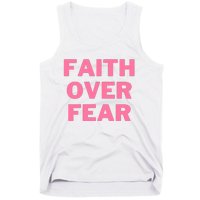 Faith Over Fear Breast Cancer Awareness Tank Top