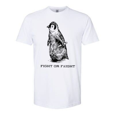 Fight or Flight Funny Penguin Pun Fight Or Flight Meme Softstyle CVC T-Shirt