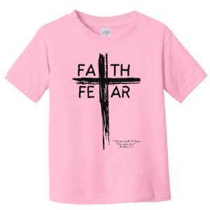 Faith Over Fear Inspirational Design Toddler T-Shirt