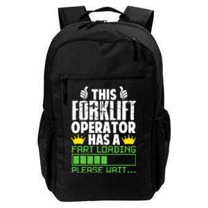 Forklift Operator Fart Loading Oddly Specific Funny Ironic Daily Commute Backpack