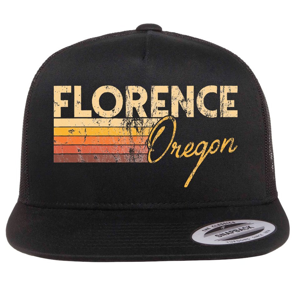 Florence Oregon Flat Bill Trucker Hat