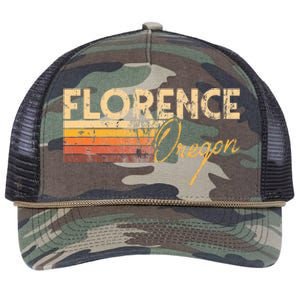 Florence Oregon Retro Rope Trucker Hat Cap