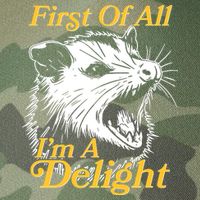 Funny Opossum First Of All Im A Delight Legacy Tie Dye Trucker Hat