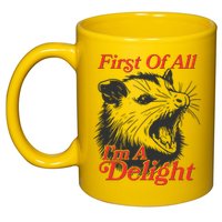 Funny Opossum First Of All Im A Delight 11oz C Handle Ceramic Mug