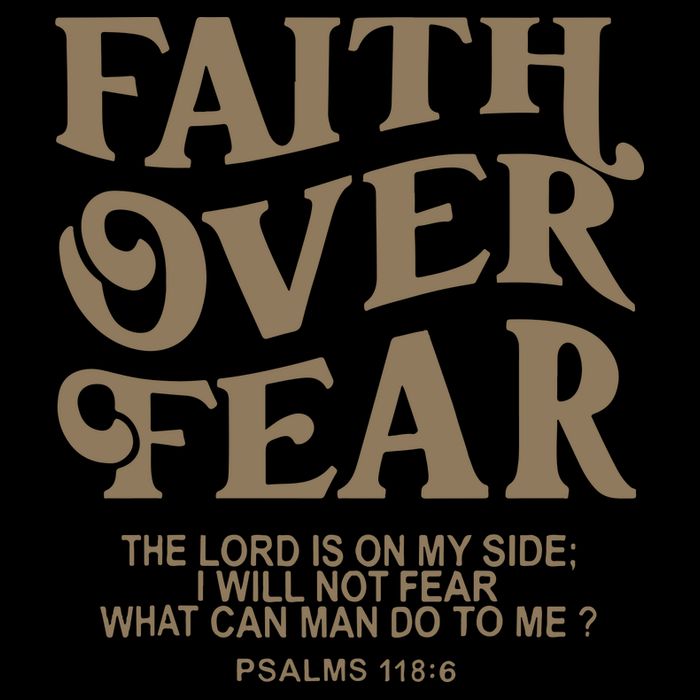Faith Over Fear Christian Jesus Cooling Performance Crew T-Shirt