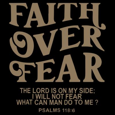 Faith Over Fear Christian Jesus T-Shirt