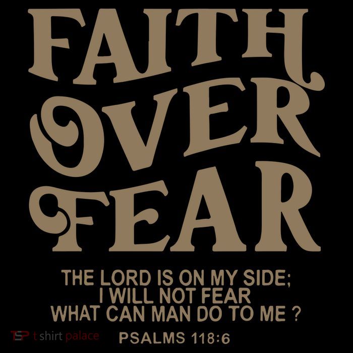 Faith Over Fear Christian Jesus Tall T-Shirt
