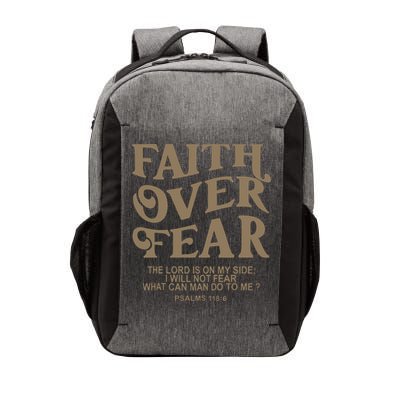 Faith Over Fear Christian Jesus Vector Backpack