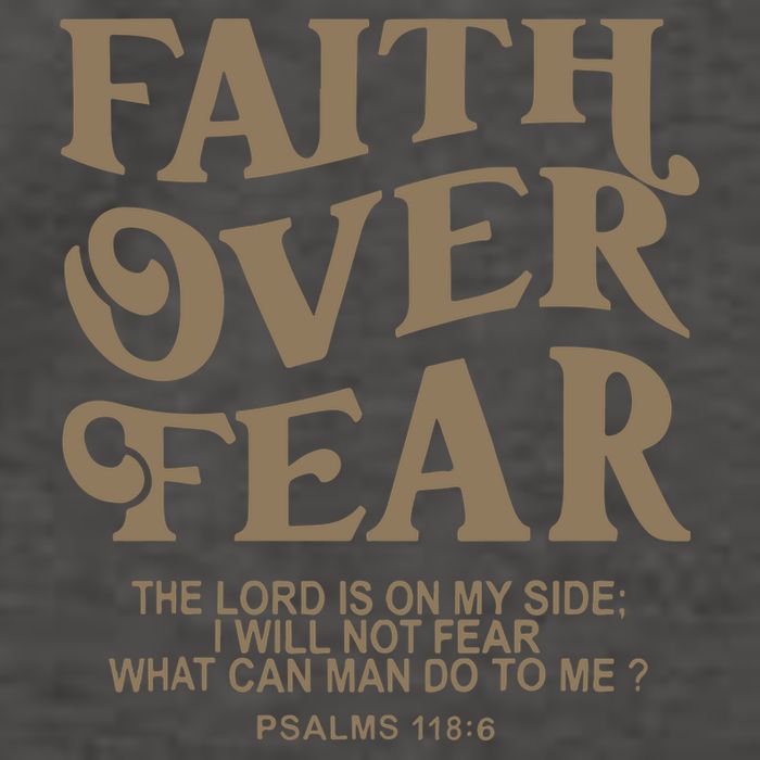 Faith Over Fear Christian Jesus Vector Backpack