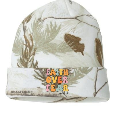 Faith Over Fear Christian Jesus Cute Teen Girl Kati Licensed 12" Camo Beanie