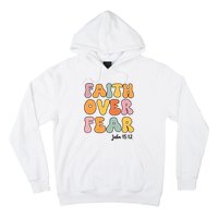 Faith Over Fear Christian Jesus Cute Teen Girl Hoodie