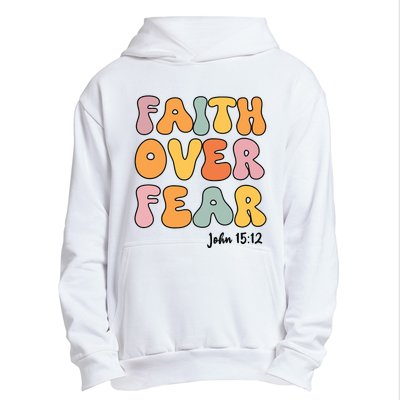 Faith Over Fear Christian Jesus Cute Teen Girl Urban Pullover Hoodie