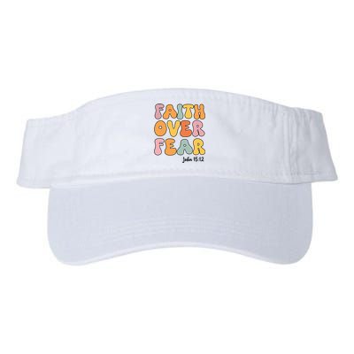 Faith Over Fear Christian Jesus Cute Teen Girl Valucap Bio-Washed Visor