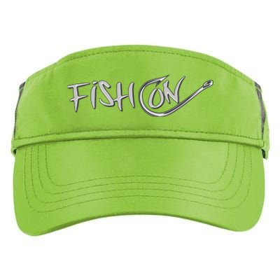 Fish On Fish Hook Adult Drive Performance Visor