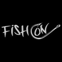 Fish On Fish Hook Drawstring Bag