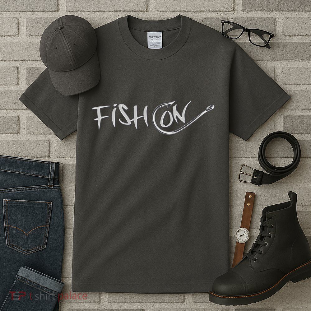 Fish On Fish Hook Tall T-Shirt