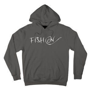 Fish On Fish Hook Tall Hoodie