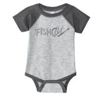 Fish On Fish Hook Infant Baby Jersey Bodysuit