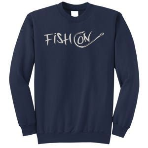 Fish On Fish Hook Sweatshirt