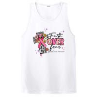 Faith Over Fear Breast Cancer Awareness Christian Religious PosiCharge Competitor Tank