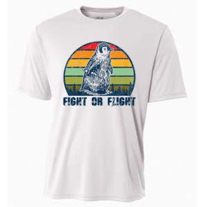 Fight Or Flight Funny Penguin Pun Fight Or Flight Cooling Performance Crew T-Shirt