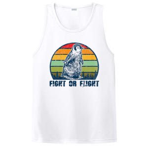 Fight Or Flight Funny Penguin Pun Fight Or Flight PosiCharge Competitor Tank