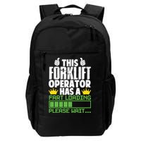 Forklift Operator Fart Loading Oddly Specific Funny Ironic Daily Commute Backpack