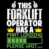 Forklift Operator Fart Loading Oddly Specific Funny Ironic 16 in Basic Backpack
