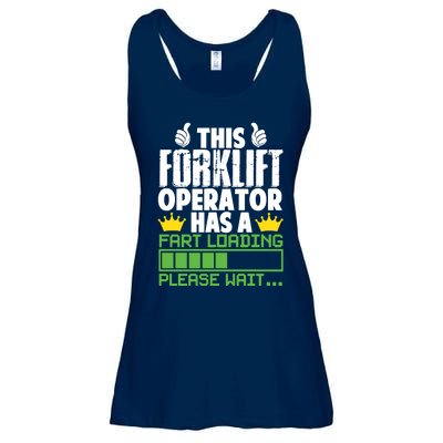 Forklift Operator Fart Loading Oddly Specific Funny Ironic Ladies Essential Flowy Tank