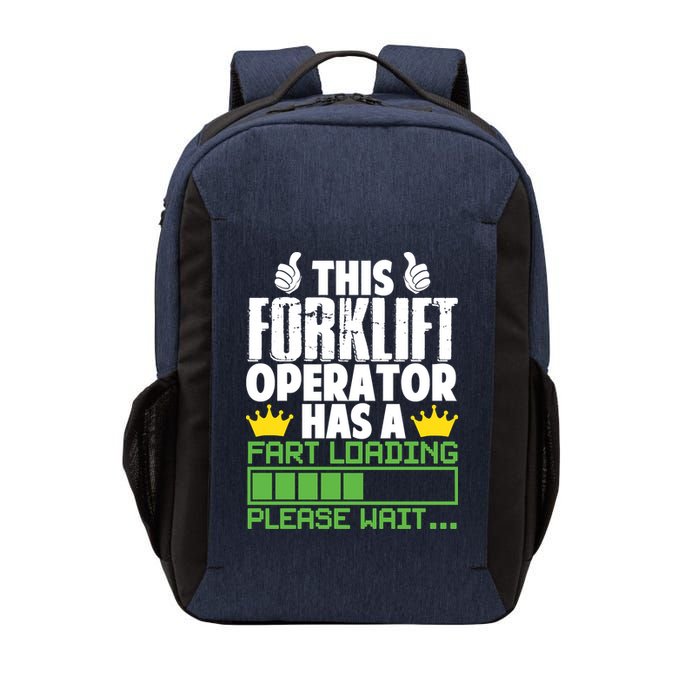 Forklift Operator Fart Loading Oddly Specific Funny Ironic Vector Backpack