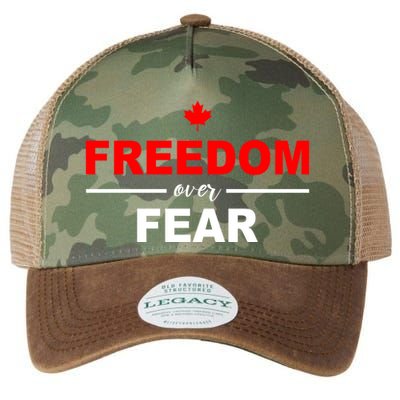 Freedom Over Fear Canada Legacy Tie Dye Trucker Hat