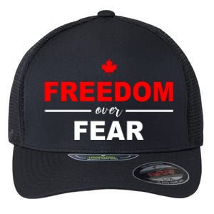 Freedom Over Fear Canada Flexfit Unipanel Trucker Cap