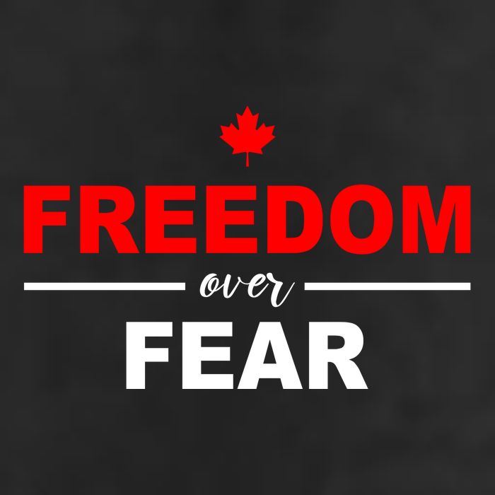 Freedom Over Fear Canada Adult Drive Performance Visor