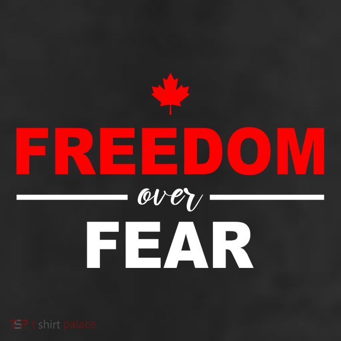 Freedom Over Fear Canada 11oz C Handle Ceramic Mug
