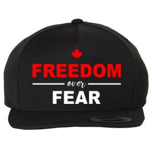 Freedom Over Fear Canada Wool Snapback Cap