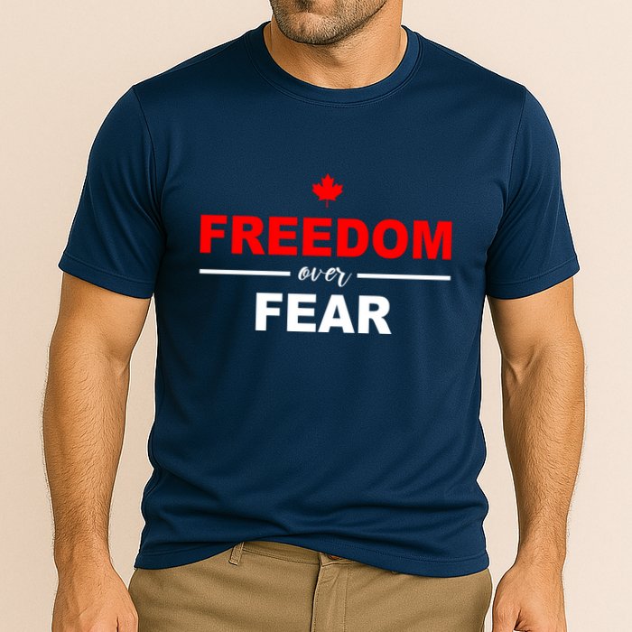 Freedom Over Fear Canada Cooling Performance Crew T-Shirt