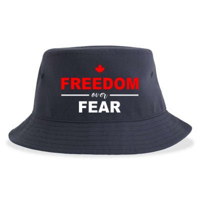 Freedom Over Fear Canada Sustainable Bucket Hat