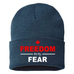 Freedom Over Fear Canada Sustainable Knit Beanie