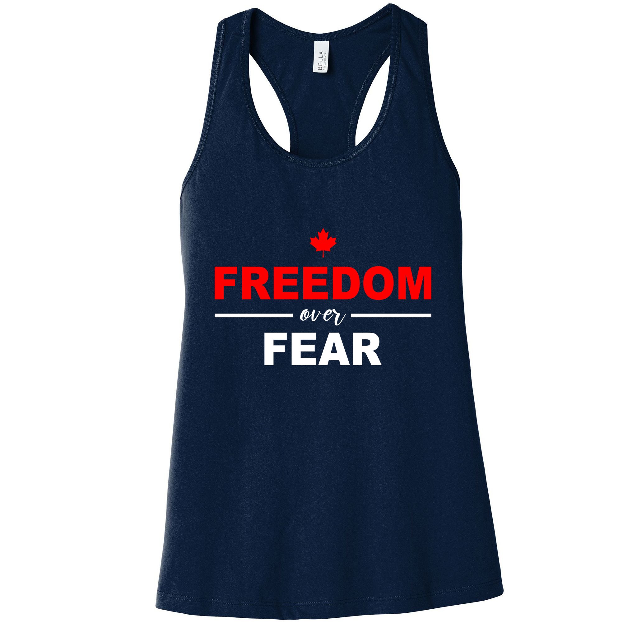 Freedom Over Fear Canada Womens Tank Top