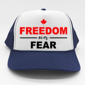 Freedom Over Fear Canada Trucker Hat