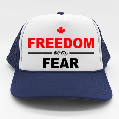 Freedom Over Fear Canada Trucker Hat