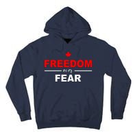 Freedom Over Fear Canada Tall Hoodie