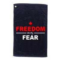 Freedom Over Fear Canada Golf Towel