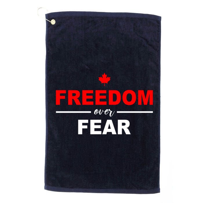 Freedom Over Fear Canada Golf Towel