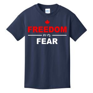 Freedom Over Fear Canada Kids T-Shirt