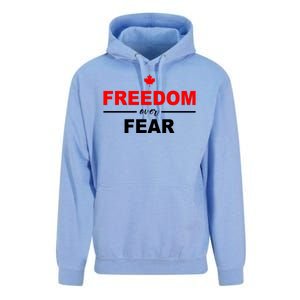 Freedom Over Fear Canada Unisex Surf Hoodie