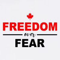 Freedom Over Fear Canada Garment-Dyed Sweatshirt