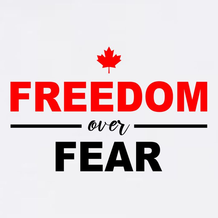 Freedom Over Fear Canada Garment-Dyed Sweatshirt